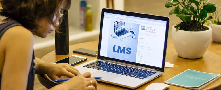 Online Learning Engagement with an LMS