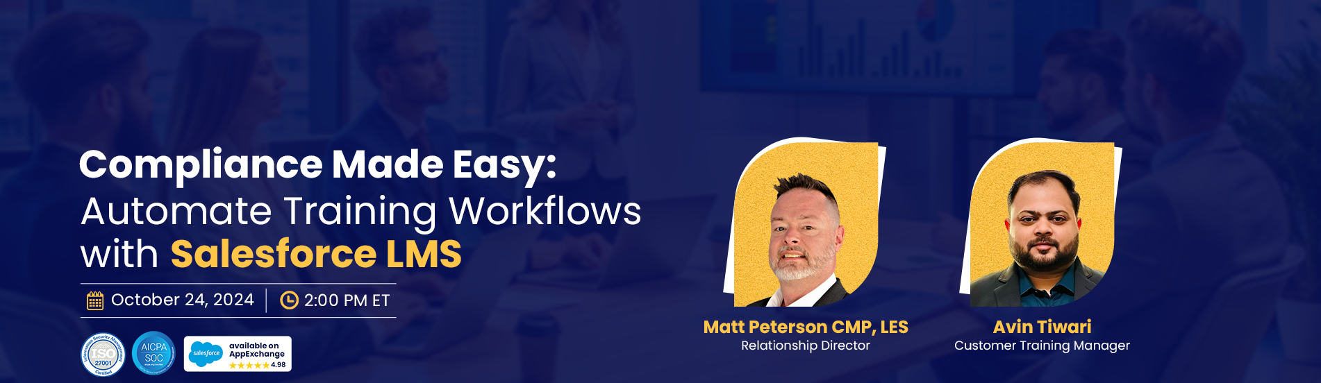 Training Workflows - webinar Maplelms