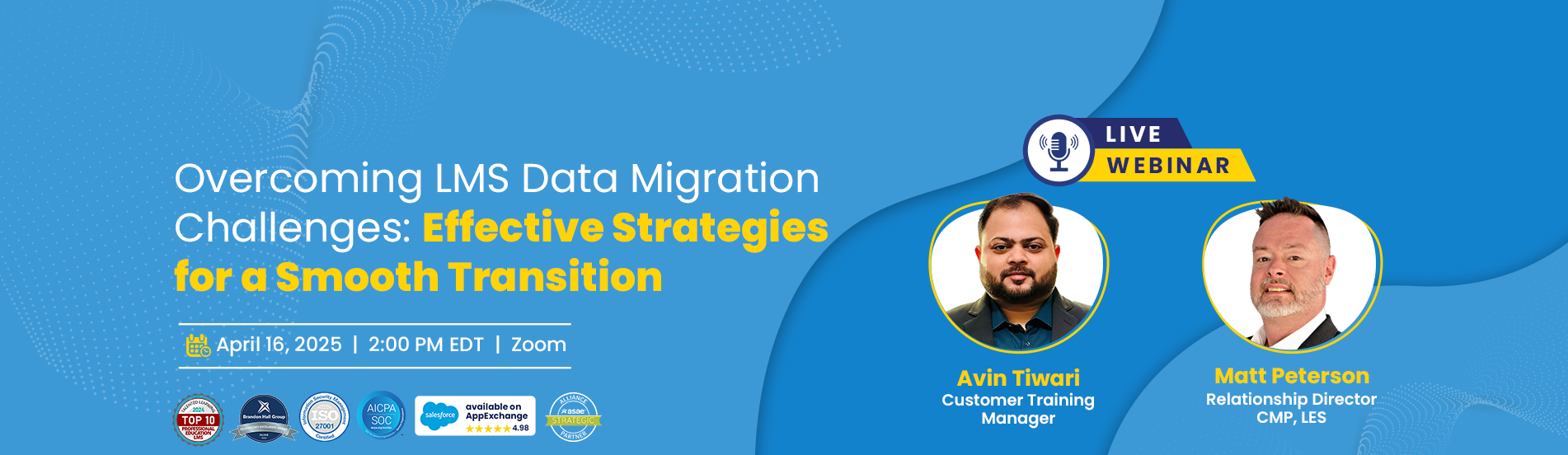 webinar banner LMS Data Migration